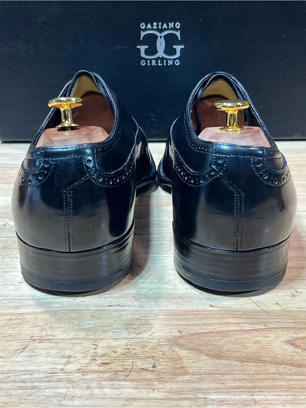 Gaziano & Girling “Warwick” Men’s Balmoral Cap Toe Oxfords US Sz 10E Inc’s Box